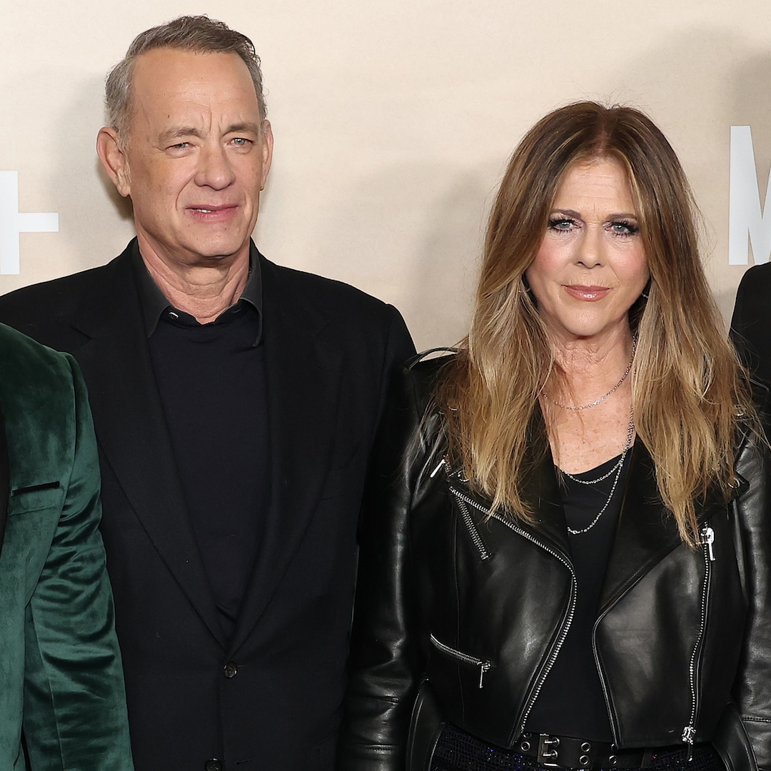 Tom Hanks and Rita Wilson Make Rare Red Carpet Appearance With Sons